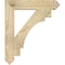 Ekena Millwork Merced Arts & Crafts Rough Sawn Bracket, Douglas Fir, 4"W x 24"D x 28"H BKT04X24X28MRC03RDF - alternate 4